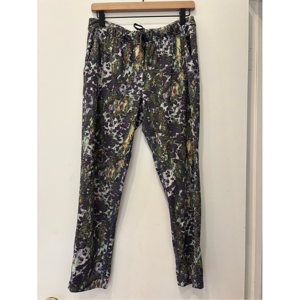 vintage lululemon Jet Crop Slim floral print ankle length pull-on pants Y2K